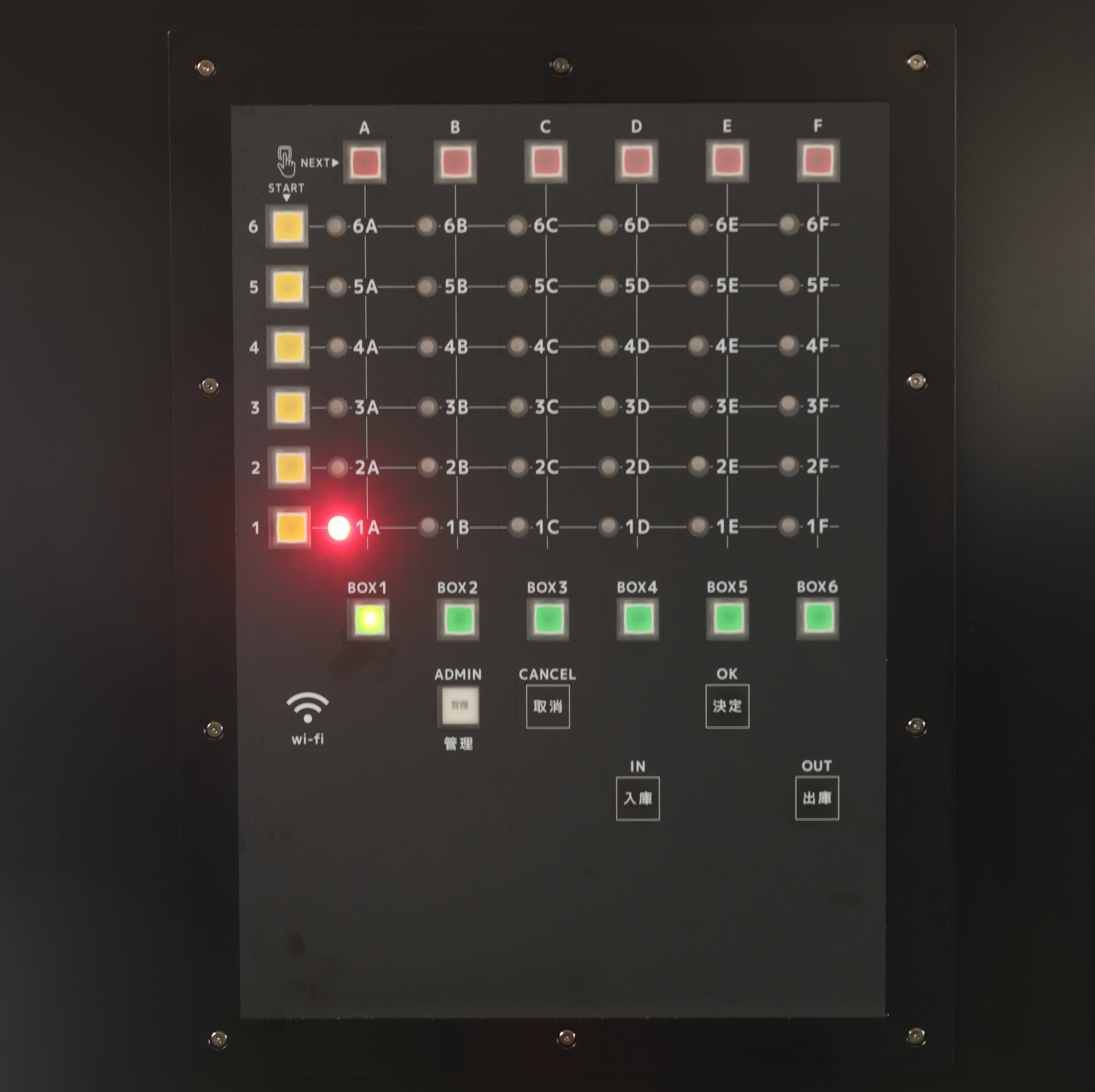 MBOX 操作パネル